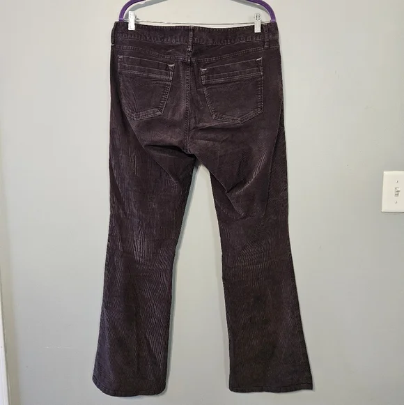 GAP Women's Boot Cut Corduroy Pants in Brown - Picture 2 of 6